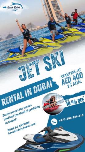 Exclusive Deal: Up to 10% Off on Jet Ski Rentals in Dubai!